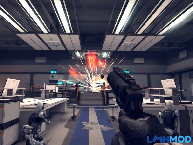 Ảnh 2 của Tải Modern Combat 4: Zero Hour Mod Apk 1.2.3e (Vô hạn tiền) Một cảnh chiến đấu trong Modern Combat 4: Zero Hour