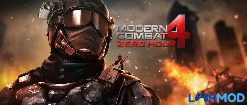 Ảnh 3 của Tải Modern Combat 4: Zero Hour Mod Apk 1.2.3e (Vô hạn tiền) Một người lính chuẩn bị chiến đấu trong Modern Combat 4: Zero Hour