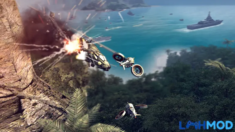 Ảnh 4 của Tải Modern Combat 4: Zero Hour Mod Apk 1.2.3e (Vô hạn tiền) Cảnh chiến đấu góc nhìn thứ nhất trong Modern Combat 4: Zero Hour