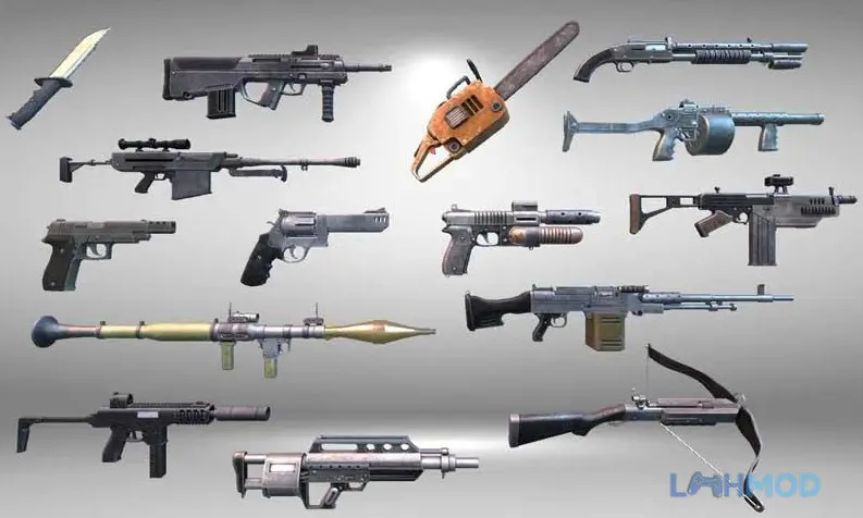 Ảnh 4 của Tải Monster Killing City Shooting Apk 1.1.1 cho Android iOs Góc nhìn người thứ nhất với vũ khí đang ngắm một con quái vật