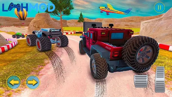 Ảnh 2 của Monster Truck – Offroad Games APK 1.0.3 Android iOS Giao diện chọn xe và tùy chỉnh trong Monster Truck - Offroad Games