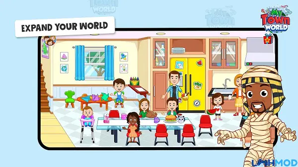 Ảnh 4 của Tải game My Town World Mod Apk 1.0.29 (Mở khóa) My Town World 3