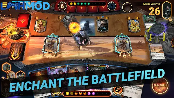 Ảnh 1 của Tải Mythgard CCG APK 0.21.6.1397 cho Android iOS Một chiến trường thẻ bài hoành tráng trong Mythgard CCG với các lá bài tay sai và hiệu ứng