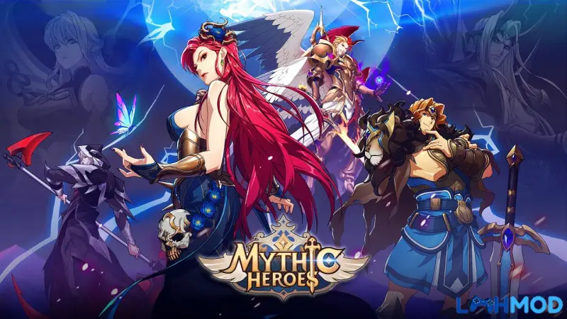 Ảnh 4 của Tải Mythic Heroes: Idle RPG Apk 1.14.1 cho Android Cảnh chiến đấu hoành tráng trong Mythic Heroes: Idle RPG
