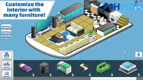 Ảnh 4 của Nautical Life MOD APK 2.317 (Vô hạn tiền) Android iOS Cảnh đẹp biển cả và du thuyền lộng lẫy trong trò chơi Nautical Life MOD