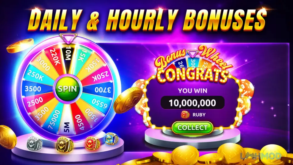 Ảnh 2 của Tải Neverland Casino Vegas Slots Mod Apk v2.219.0 (Vô Hạn Tiền) cho Android iOs Neverland Casino Vegas Slots Mod Apk – Sòng bạc ảo sống động ngay trên di động của bạn