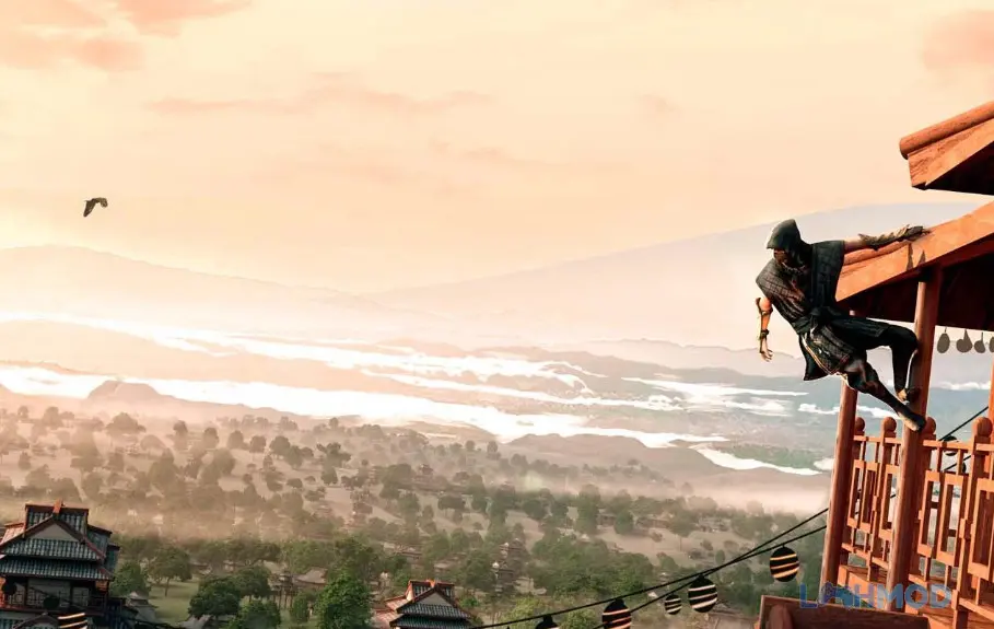 Ảnh 2 của Tải Ninja Samurai Assassin Hero II Apk 1.3.2 cho Android iOs Một chiến binh ninja với katana và cung tên