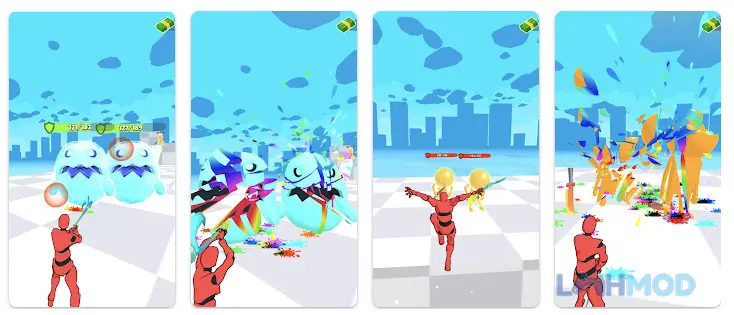 Ảnh 3 của Tải game Ninja Teleport Apk 10.2.0.0 cho Android iOs Bản đồ thế giới và các khu vực trong Ninja Teleport