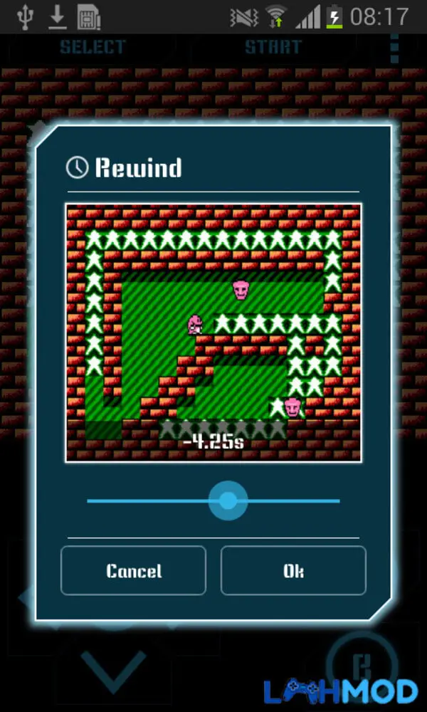 Ảnh 3 của Nostalgia.NES Pro Mod Apk 2.0.9 (Đã Trả Phí) Người chơi đang trải nghiệm game giả lập trên điện thoại ở chế độ màn hình ngang