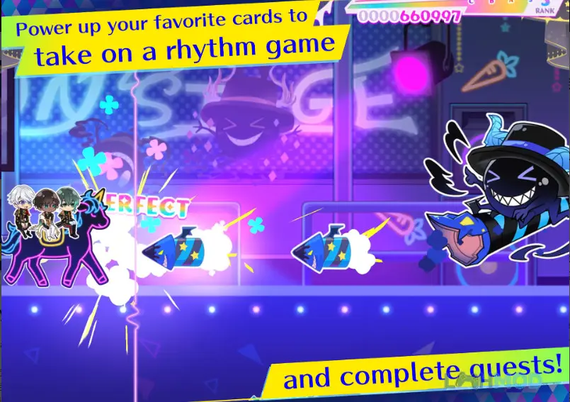 Ảnh 2 của Tải Obey Me Nightbringer Mod Apk 1.0.7 (God Mode, Always Perfect) cho Android iOs Giao diện gameplay Obey Me Nightbringer Mod với các nhân vật và lựa chọn đối thoại