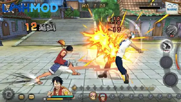 Ảnh 4 của Tải One Piece Burning Will APK 1.15.0.302226 cho Android iOS Cảnh một nhóm hải tặc đang tập hợp trong One Piece Burning Will
