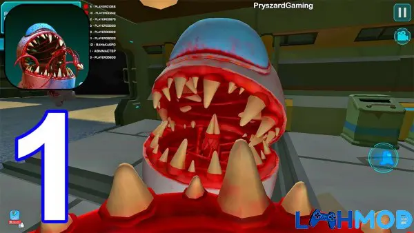 Ảnh 4 của Online Imposter 3D MOD APK 9.4.5 (Vô hiệu hóa kẻ thù) Một cảnh hành động trong Online Imposter 3D, cho thấy nhân vật đang thực hiện nhiệm vụ