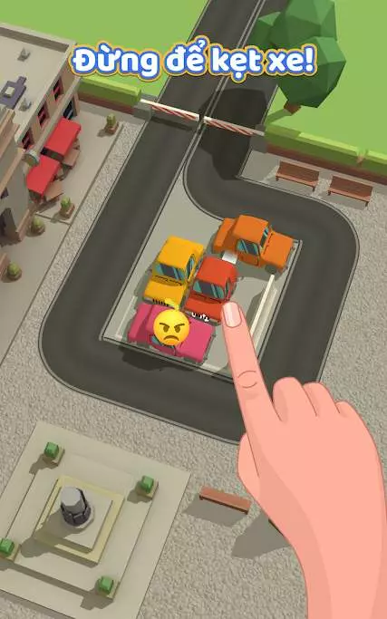 Ảnh 3 của Tải game Parking Jam 3D Mod APK 0.119.1 (Vô Hạn Tiền) Bãi đỗ xe trong Parking Jam 3D Mod với nhiều chướng ngại vật