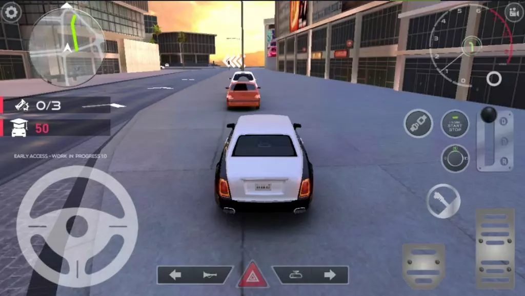 Ảnh 3 của Tải game PetrolHead Mod APK 4.7.0 (Menu, Vô Hạn Tiền/Money) Giao diện buồng lái chi tiết bên trong xe đua trong PetrolHead Mod