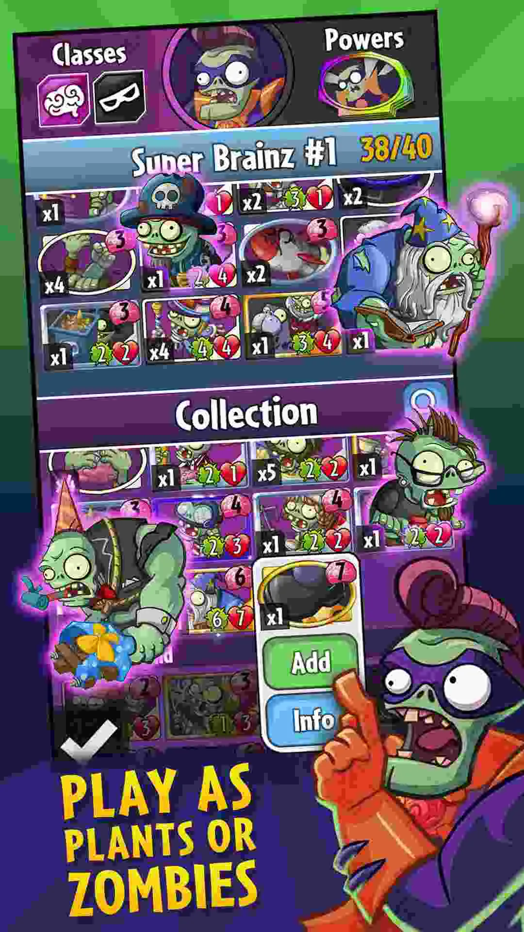 Ảnh 3 của Plants vs. Zombies Heroes Mod APK 1.39.94 (Menu, Vô Hạn Tiền, Mặt Trời) Các Anh hùng Plants vs. Zombies đang tấn công zombie