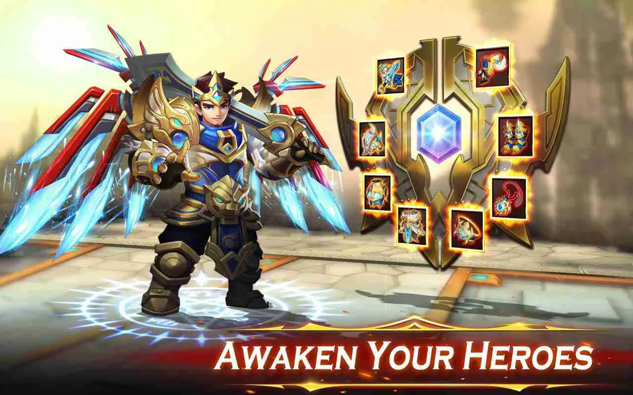 Ảnh 3 của Pocket Knights 2 Mod APK 3.1.3 (Hồi Chiêu Nhanh, Bất Tử, Sát Thương Cao) Hiệp sĩ Pocket Knights 2 với trang bị độc đáo