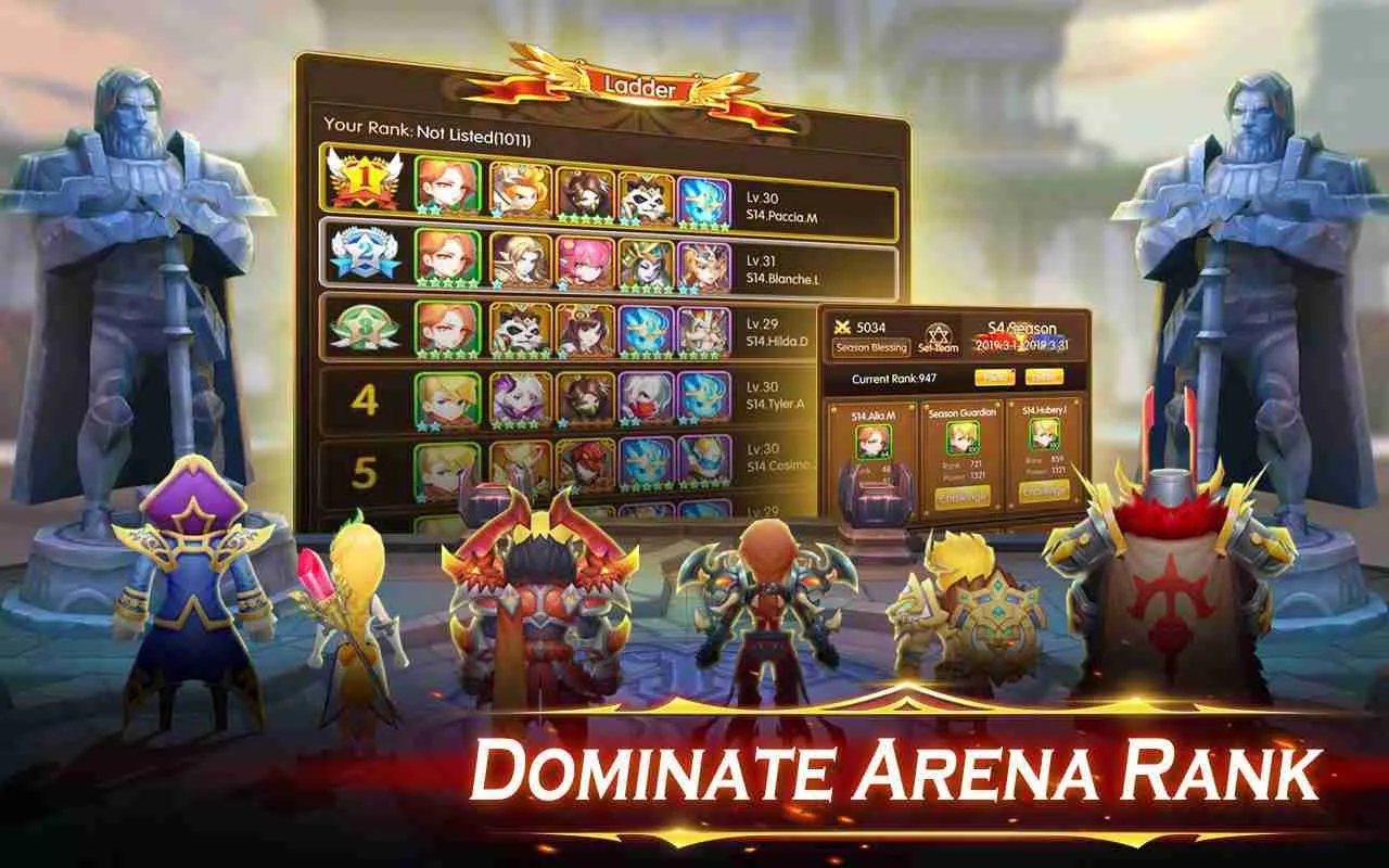 Ảnh 4 của Pocket Knights 2 Mod APK 3.1.3 (Hồi Chiêu Nhanh, Bất Tử, Sát Thương Cao) Quái vật và thử thách trong Pocket Knights 2