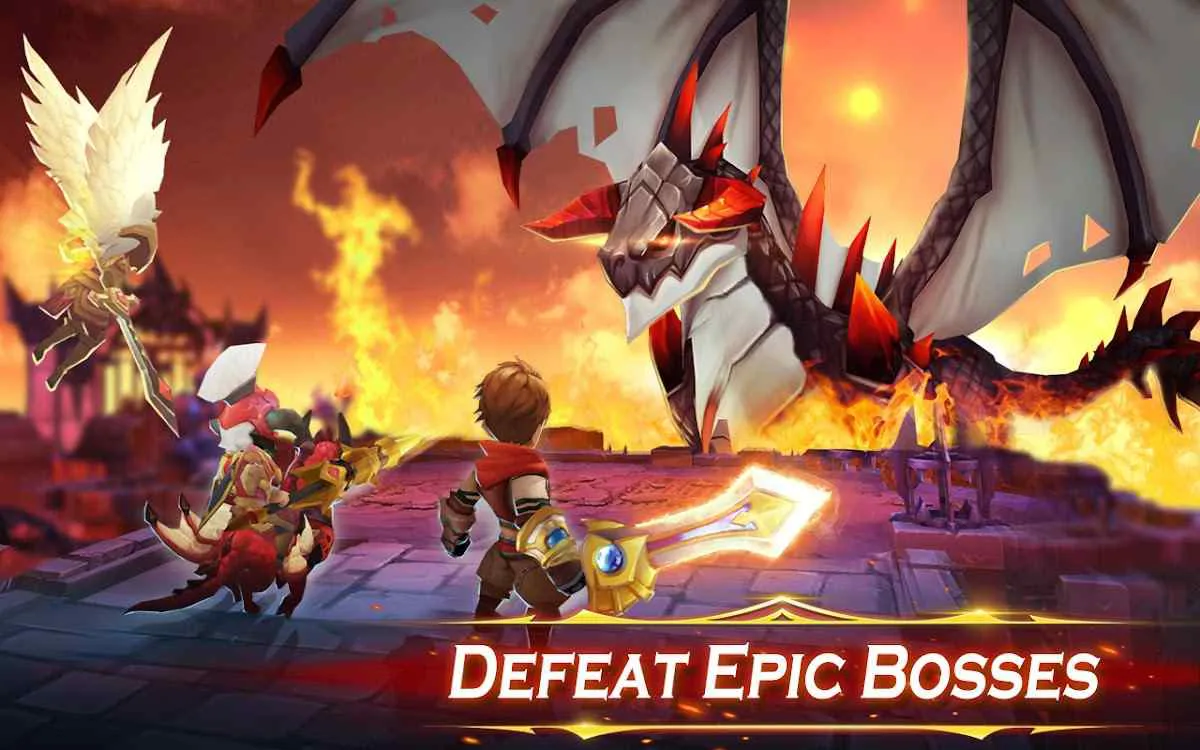 Ảnh 5 của Pocket Knights 2 Mod APK 3.1.3 (Hồi Chiêu Nhanh, Bất Tử, Sát Thương Cao) Đội hình anh hùng mạnh mẽ trong Pocket Knights 2