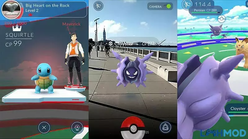 Ảnh 4 của Tải Game Pokemon Go 3 Mod Apk Dành Cho Android Trận chiến Pokemon đầy kịch tính giữa các nhà huấn luyện