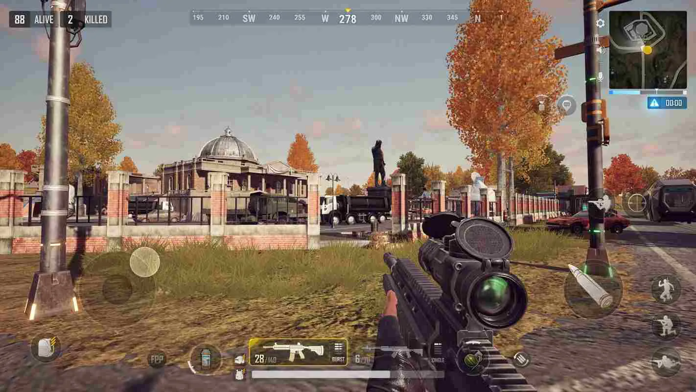 Ảnh 4 của Tải game PUBG: NEW STATE Mod APK 0.9.39.330 (Vô Hạn Tiền) Hiển thị bản đồ mini và thông tin trận đấu trong PUBG NEW STATE