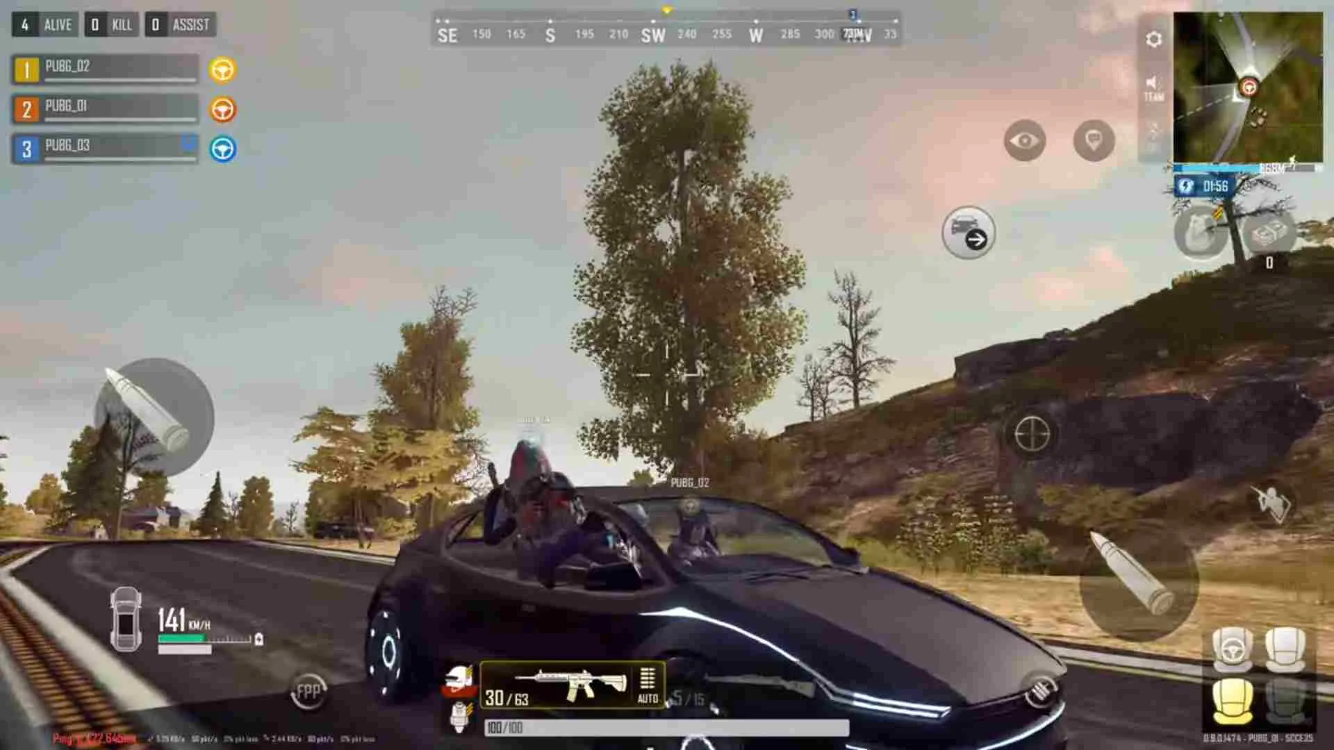 Ảnh 5 của Tải game PUBG: NEW STATE Mod APK 0.9.39.330 (Vô Hạn Tiền) Cảnh người chơi sử dụng súng trong môi trường PUBG NEW STATE