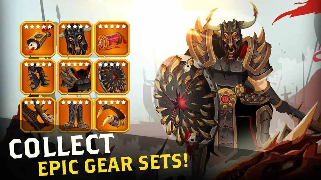 Ảnh 3 của Tải game Questland Mod APK 4.3.2 (Menu, Speed, Skip Battle) Hệ thống nâng cấp trang bị trong Questland