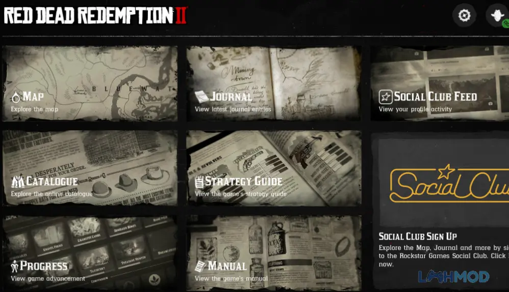 Ảnh 2 của Tải RDR2 Apk 1.5.0 cho Android iOs Giao diện RDR2 Companion hiển thị bản đồ