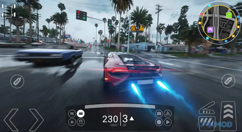 Ảnh 1 của Tải Real Car Driving Race City 3D Mod Apk 1.5.1 (Vô Hạn Tiền) cho Android iOs Cảnh game đua xe Real Car Driving Race City 3D với xe hơi chạy trên đường phố