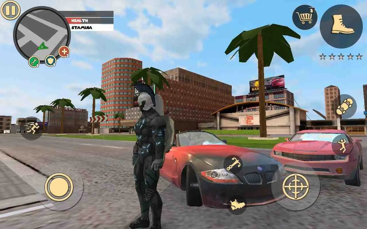 Ảnh 5 của Tải game Rope Hero Vice Town Mod APK 6.5.5 (Vô Hạn Tiền) Màn hình tải Rope Hero Vice Town Mod APK