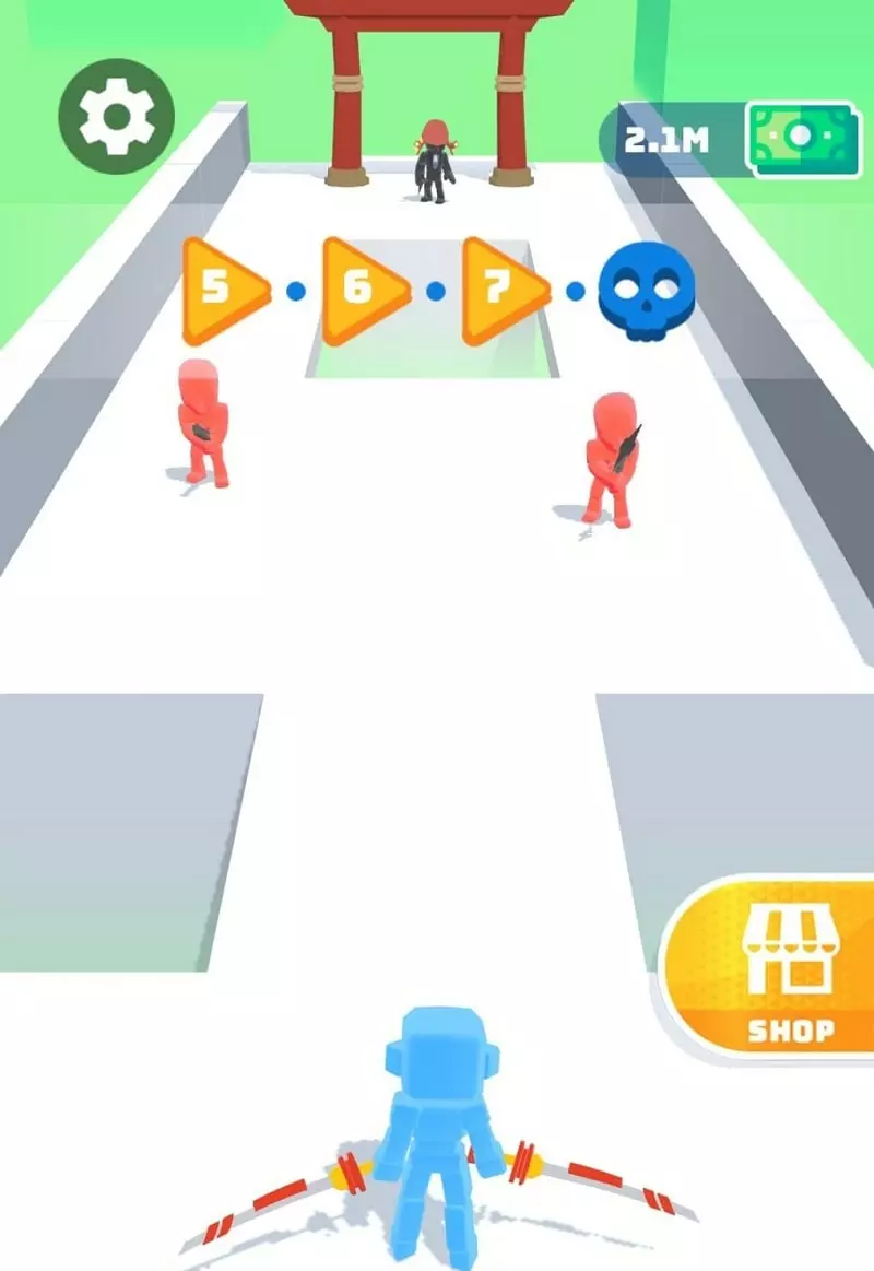 Ảnh 2 của Tải game Samurai Flash Mod APK 2.0.57 (Vô hạn tiền) Ảnh chụp màn hình gameplay Samurai Flash Mod APK