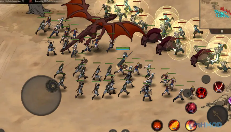 Ảnh 4 của Tải Sands of Salzaar Mod Apk 1.0.22 (Vô Hạn Tiền) cho Android iOs Cảnh quan thành phố và sa mạc được vẽ tay tinh xảo trong Sands of Salzaar