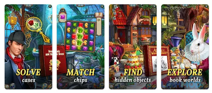 Ảnh 2 của Tải Sherlock – Hidden Object Mystery Mod Apk 1.21.2100 (Vô hạn tiền) Cảnh quay trong game Sherlock – Hidden Object Mystery Mod