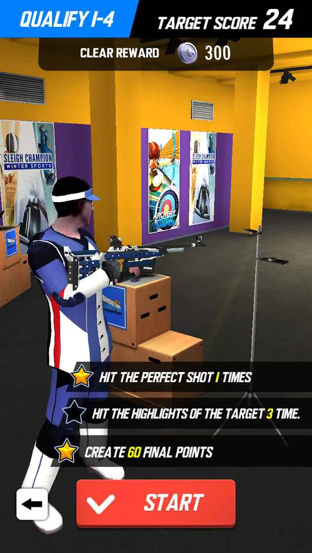 Ảnh 4 của Shooting Champion Mod APK 1.1.7 (Menu, Free Guns +999999) Mục tiêu di động trong Shooting Champion Mod