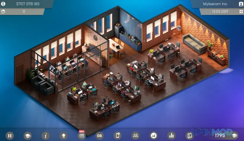 Ảnh 2 của Tải Smartphone Tycoon 2 Mod Apk 3.0.7 (Vô Hạn Tiền) Android iOs Giao diện Smartphone Tycoon 2 với các tùy chọn sản xuất điện thoại