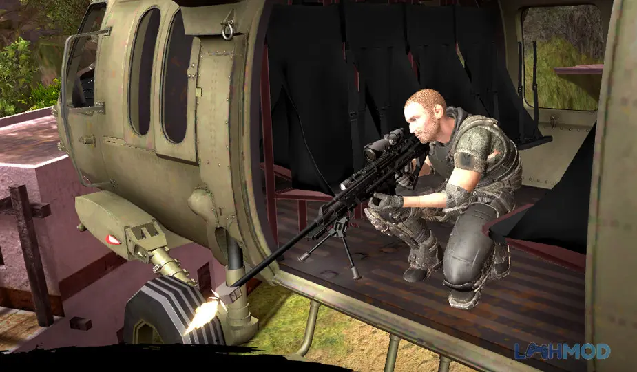 Ảnh 2 của Tải Sniper Shooter Apk 1.39 cho Android iOs Nhân vật đang ngắm bắn mục tiêu trong Sniper Shooter