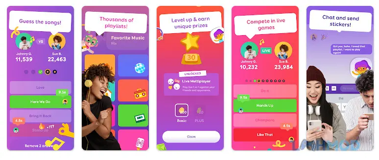 Ảnh 2 của Tải SongPop-Guess The Song Apk v003.024.006 cho Android iOs Giao diện chính của SongPop với các thể loại nhạc