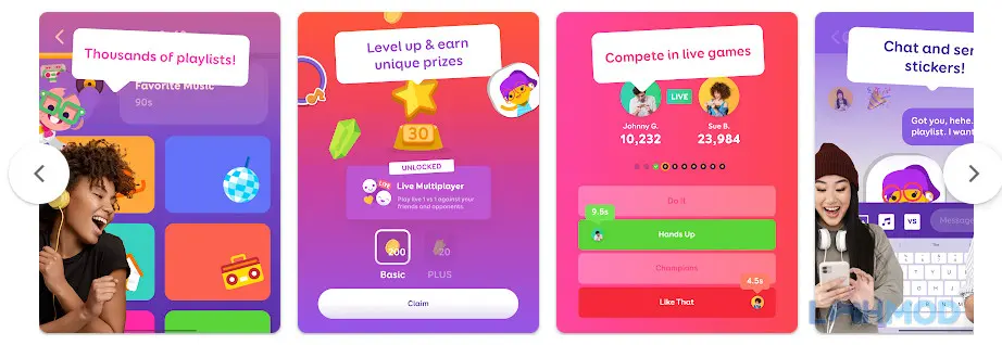 Ảnh 4 của Tải SongPop-Guess The Song Apk v003.024.006 cho Android iOs Giao diện chọn thể loại nhạc và thử thách trong SongPop