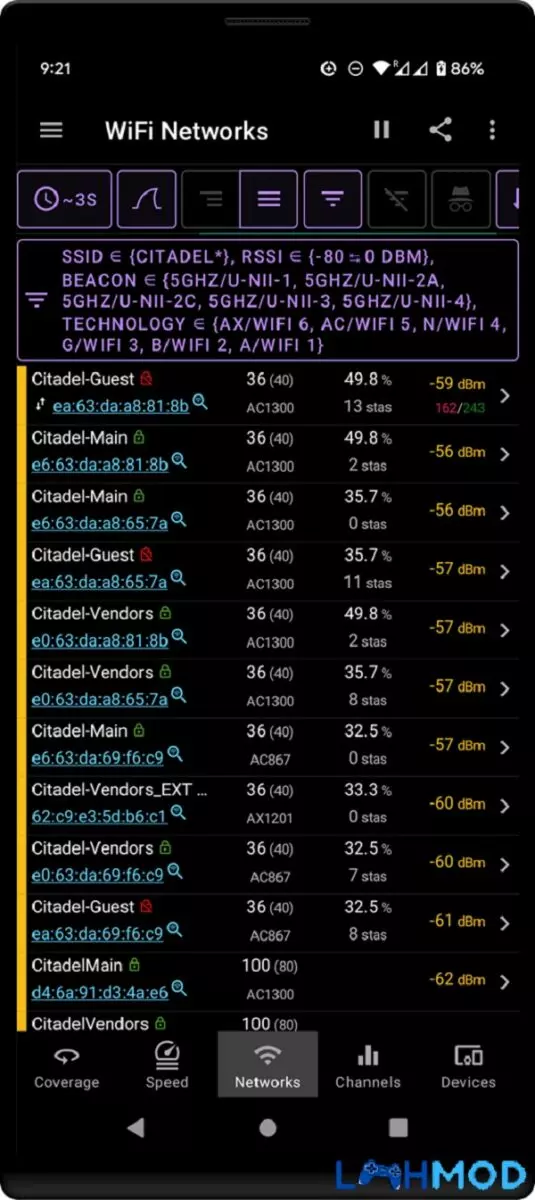 Ảnh 3 của Speed Test & Wifi Analyzer Mod Apk 2.0.76 (Mở khóa Pro) Kiểm tra tốc độ đường truyền Internet