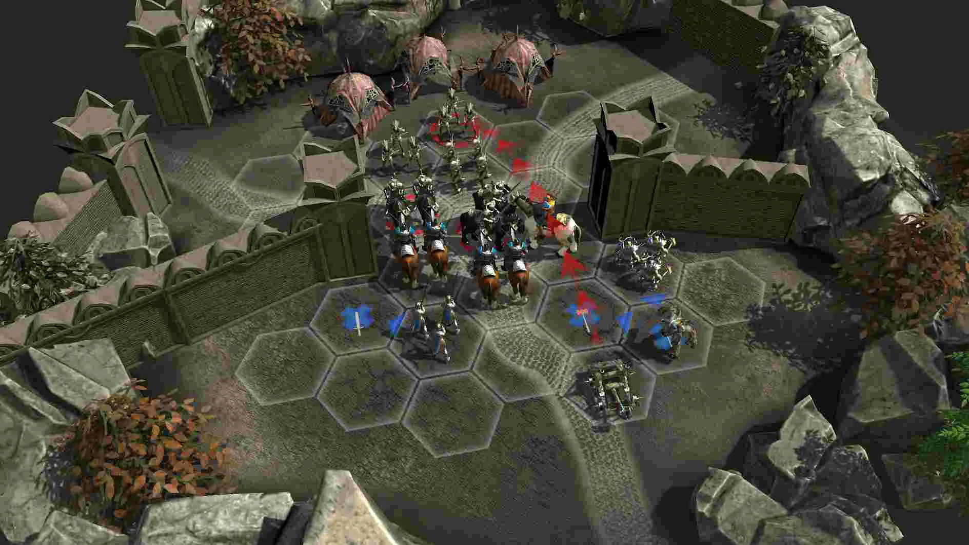 Ảnh 4 của Tải game SpellForce: Heroes & Magic Mod APK 1.2.5 (Vô Hạn Tiền) Chiến trường đầy thử thách với nhiều kẻ thù và tài nguyên để khám phá trong SpellForce: Heroes & Magic Mod