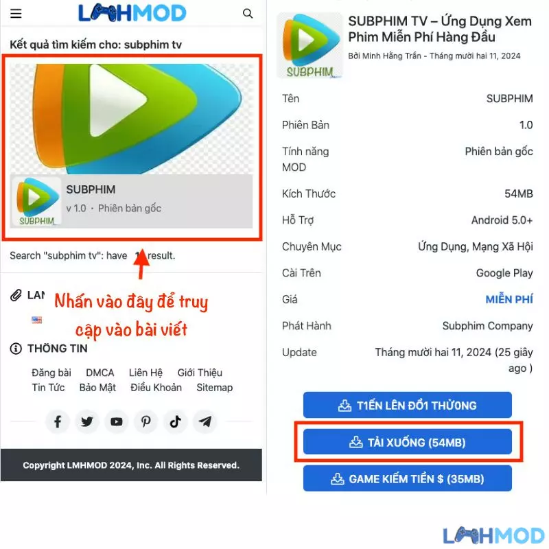 Ảnh 6 của SUBPHIM TV – Ứng Dụng Xem Phim Miễn Phí Hàng Đầu Truy cập bài viết và nhấn tải xuống SUBPHIM TV