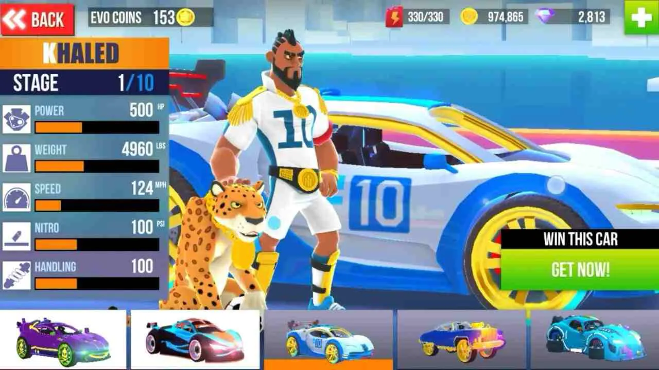 Ảnh 1 của Tải SUP Multiplayer Racing Mod APK 2.3.4 (Menu, Vô Hạn Tiền) Màn hình chơi game SUP Multiplayer Racing với nhiều xe đang tranh tài trên đường đua