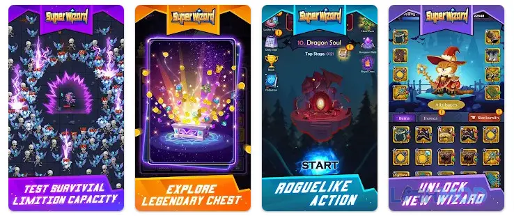 Ảnh 2 của Super Wizard Mod Apk 1.5.0 (Vô Hạn Tiền) Làm chủ các kỹ năng ma thuật độc đáo trong Super Wizard Mod
