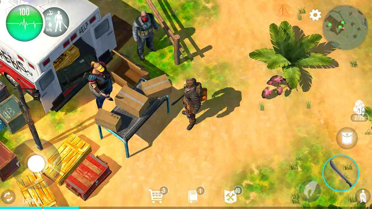 Ảnh 5 của Tải game Survivalist: invasion PRO Mod APK 0.0.614 (Vô Hạn Tiền) Đặc vụ U.N.Known trong Survivalist: invasion PRO Mod