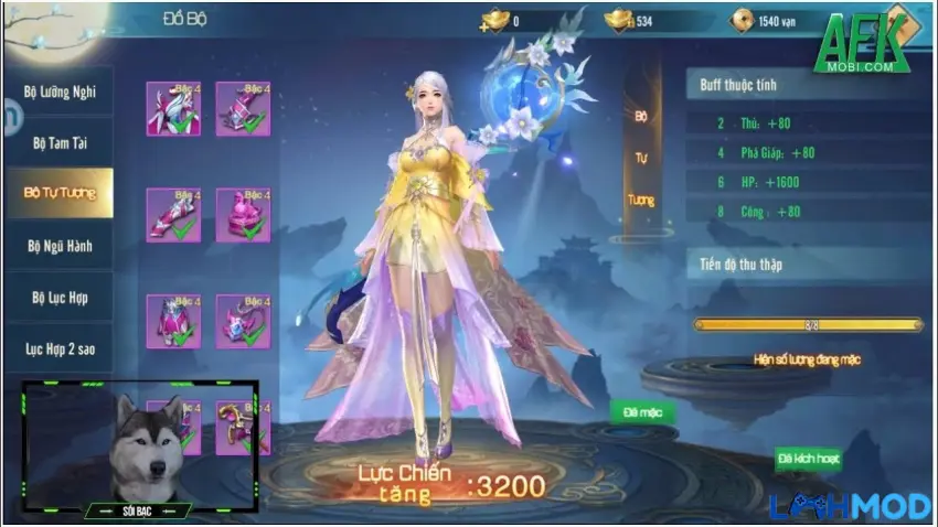 Ảnh 2 của Tải Tân Tru Thần Truyện Apk 1.3.3 cho Android Giao diện chọn nhân vật trong Tân Tru Thần Truyện