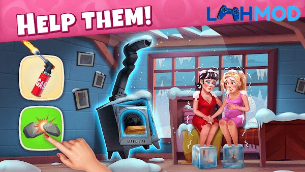 Ảnh 4 của Tasty Makeover MOD APK 1.2.3.2388 (Không giới hạn sao, xu, cuộc sống) Màn hình giải đố Match-3 đầy màu sắc trong Tasty Makeover