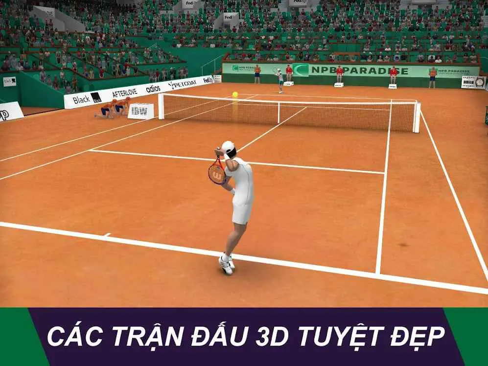 Ảnh 2 của Tennis World Open 2022 Mod APK 1.1.97 (Menu, Vô Hạn Tiền) Dowload Tennis World Open 2021 Mod