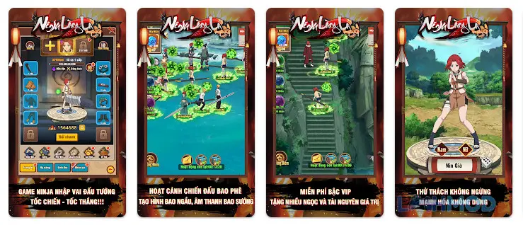 Ảnh 2 của Tải Thần Thú Apk 6 cho Android iOs Cảnh chiến đấu trong Ninja Làng Lá: Truyền Kỳ