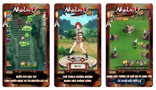 Ảnh 4 của Tải Thần Thú Apk 6 cho Android iOs Chi tiết nâng cấp nhân vật trong Ninja Làng Lá