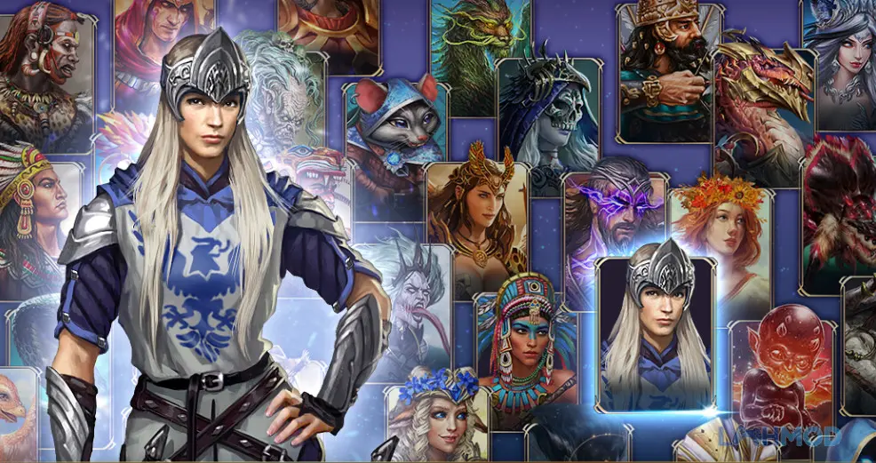 Ảnh 4 của Tải The Heavens Apk 4.31.1+gp cho Android iOs Các loại quái vật và chiến đấu trong The Heavens