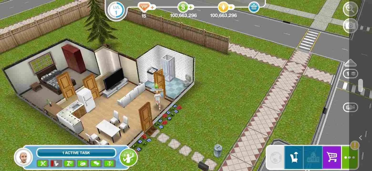 Ảnh 2 của Tải game The Sims FreePlay Mod APK 5.76.0 (Menu, Vô Hạn Tiền) Nhân vật trong The Sims FreePlay Mod